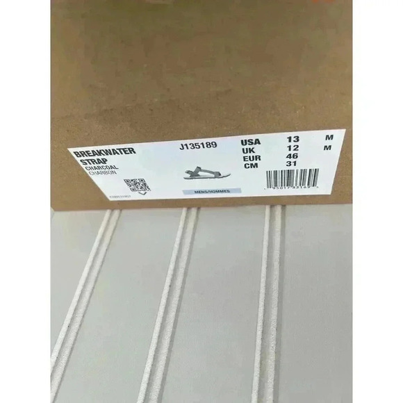 Merrell Men's 13 Breakwater Strap Sports Hiking Sandals Charcoal Vibram NEW - Picture 8 of 8